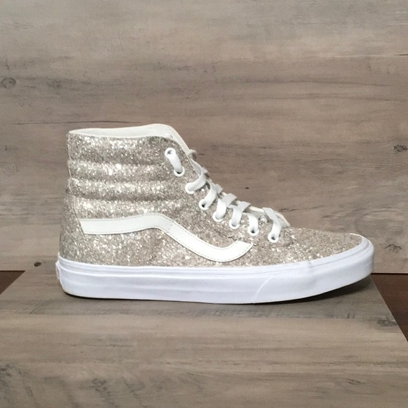 glitter high top vans